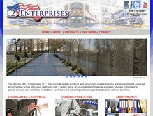 Tablet Screenshot of e2enterprisesllc.com